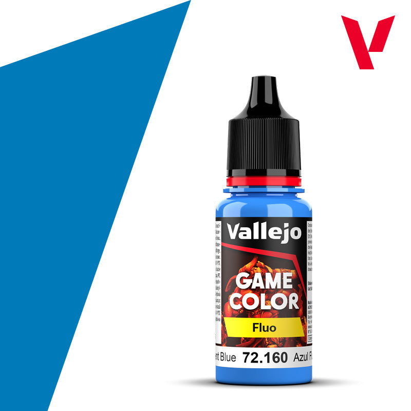 Vallejo: Game Color 160 Fluorescent Blue (18ml)