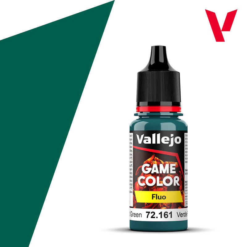 Vallejo: Game Color 161 Fluorescent Cold Green (18ml)