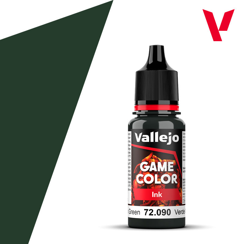 Vallejo: Game Color 090 Black Green Ink (18ml)