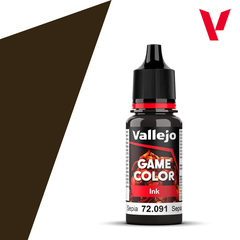 Vallejo: Game Color 091 Sepia Ink (18ml)