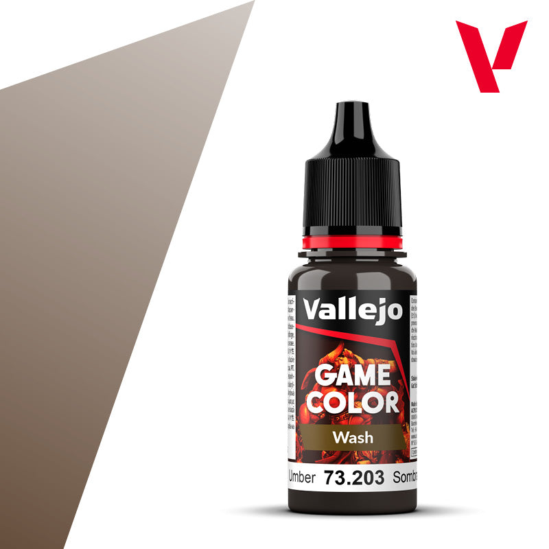 Vallejo: Game Color Wash 203 Umber (18ml)
