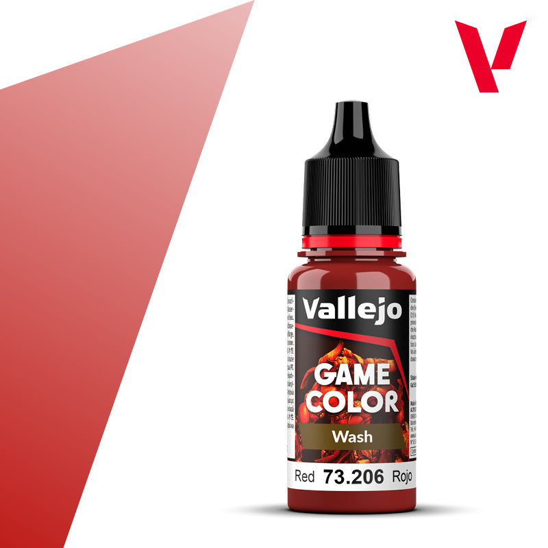 Vallejo: Game Color 206 Red Wash (18ml)