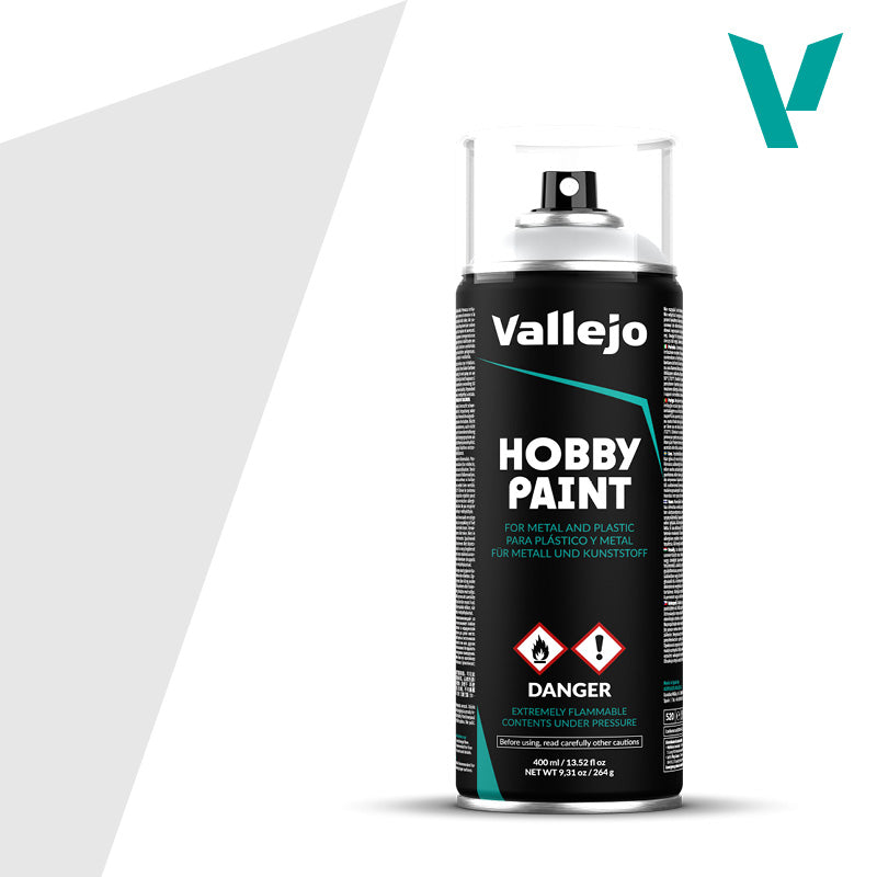 Vallejo: Aerosol Basic Primer - Grey Primer (400ml)