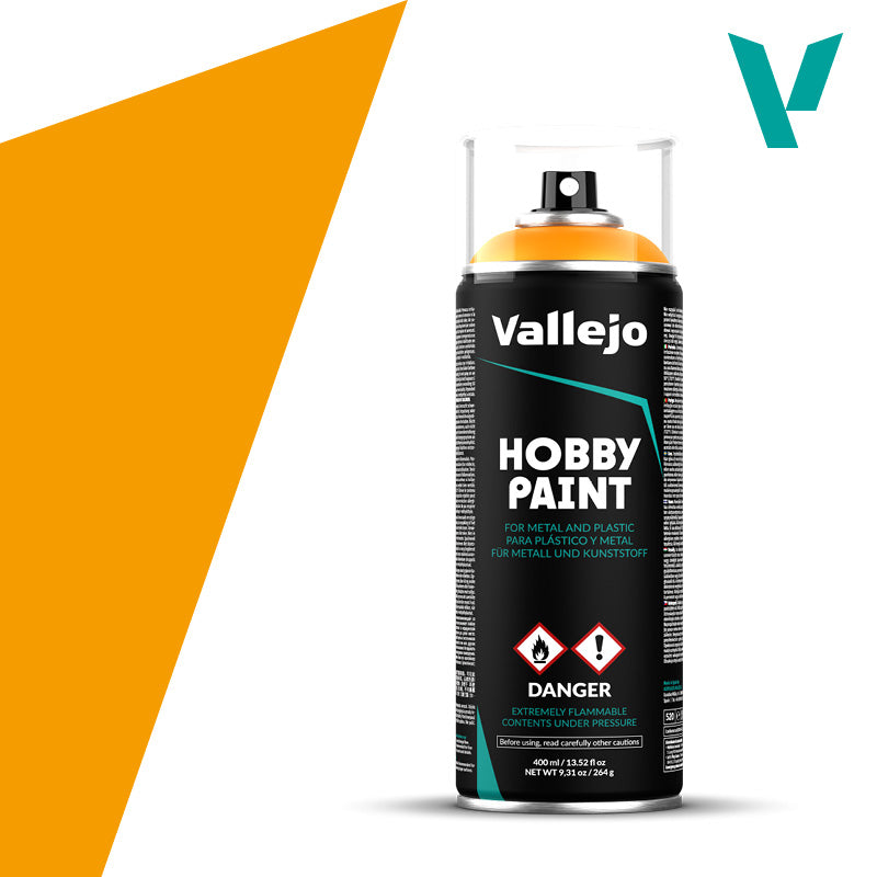 Vallejo: Aerosol Fantasy Color Primer - Sun Yellow (400ml)