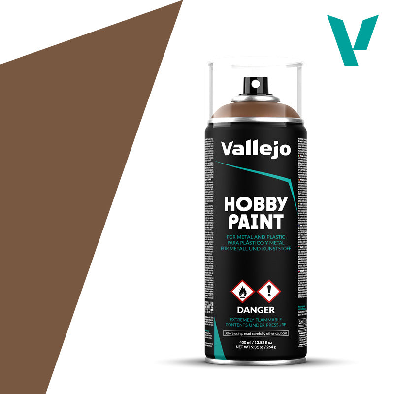 Vallejo: Aerosol Fantasy Color Primer - Beasty Brown (400ml)