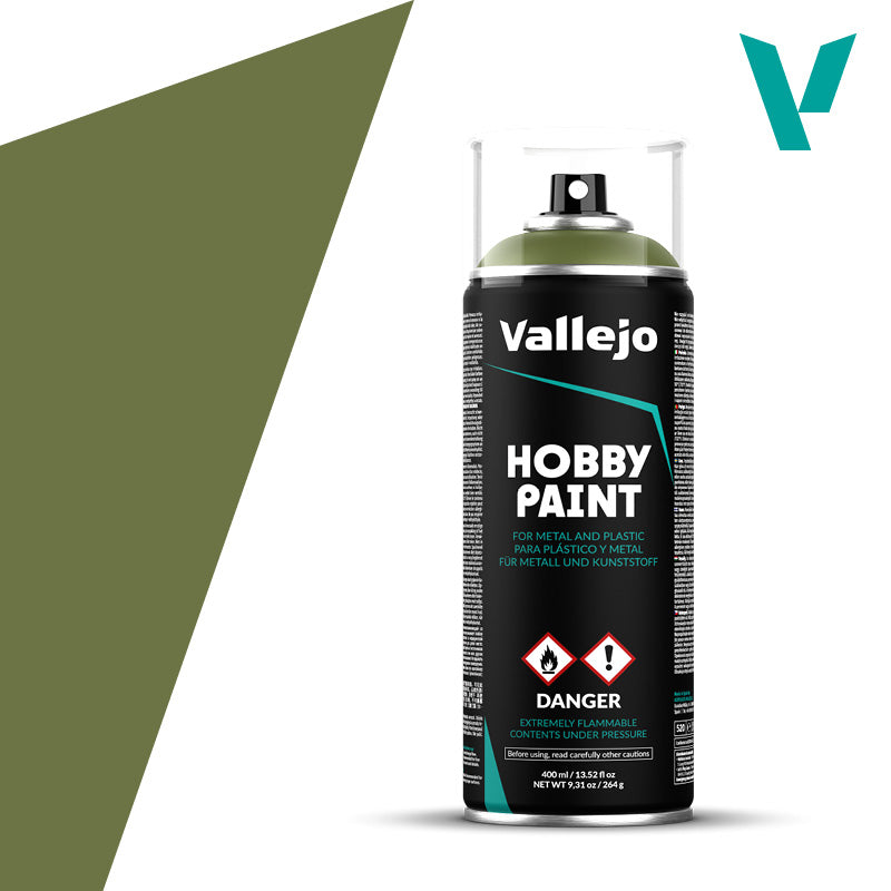 Vallejo: Aerosol Fantasy Color Primer - Goblin Green (400ml)