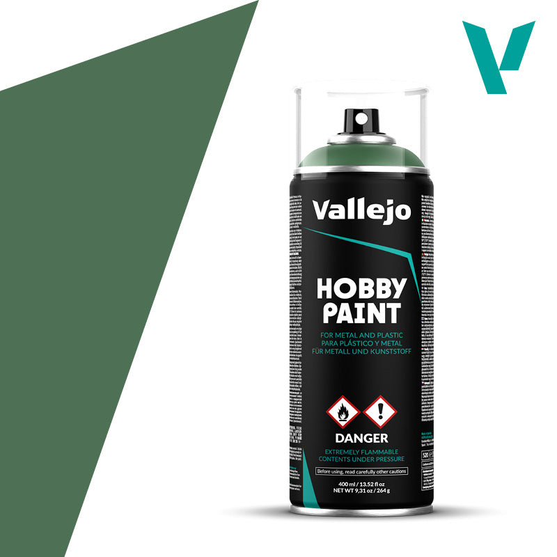 Vallejo: Aerosol Fantasy Color Primer - Sick Green (400ml)