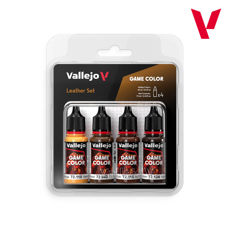 Vallejo: Game Color Set Leather 4x (18ml)