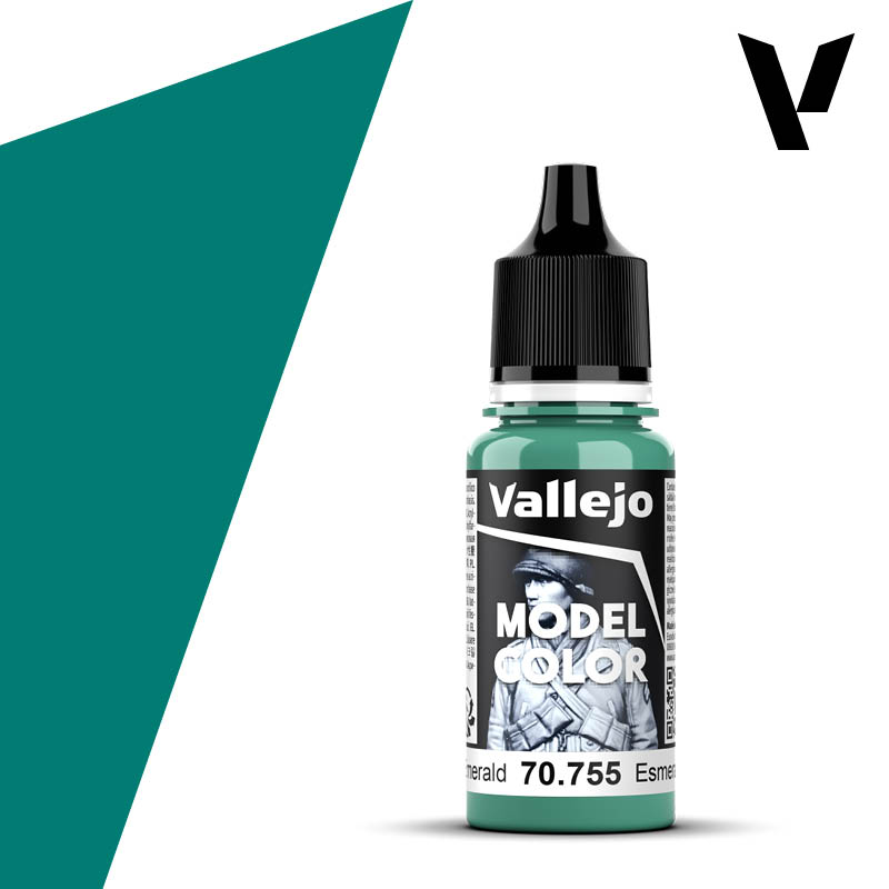 Vallejo: Model Color 074 - Light Emerald (18ml)