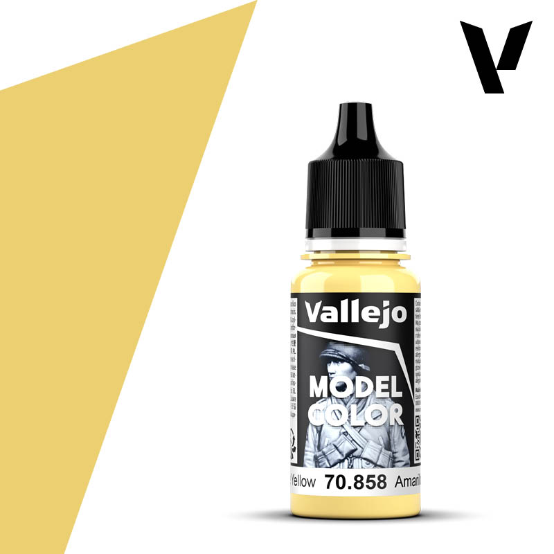 Vallejo: Model Color 023 - Ice Yellow (18ml)