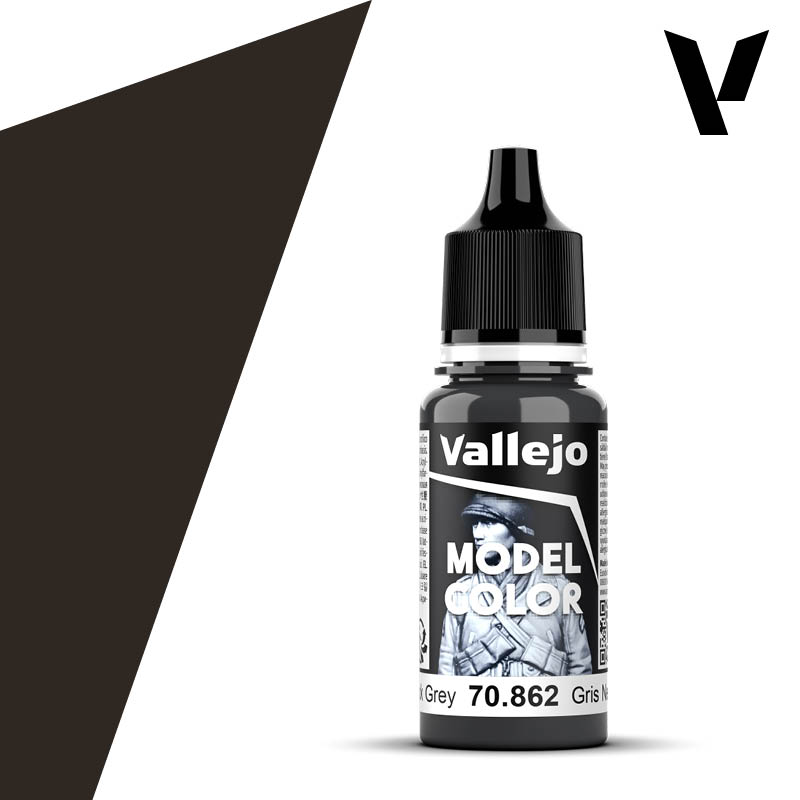 Vallejo: Model Color Matt Black Grey (18ml)