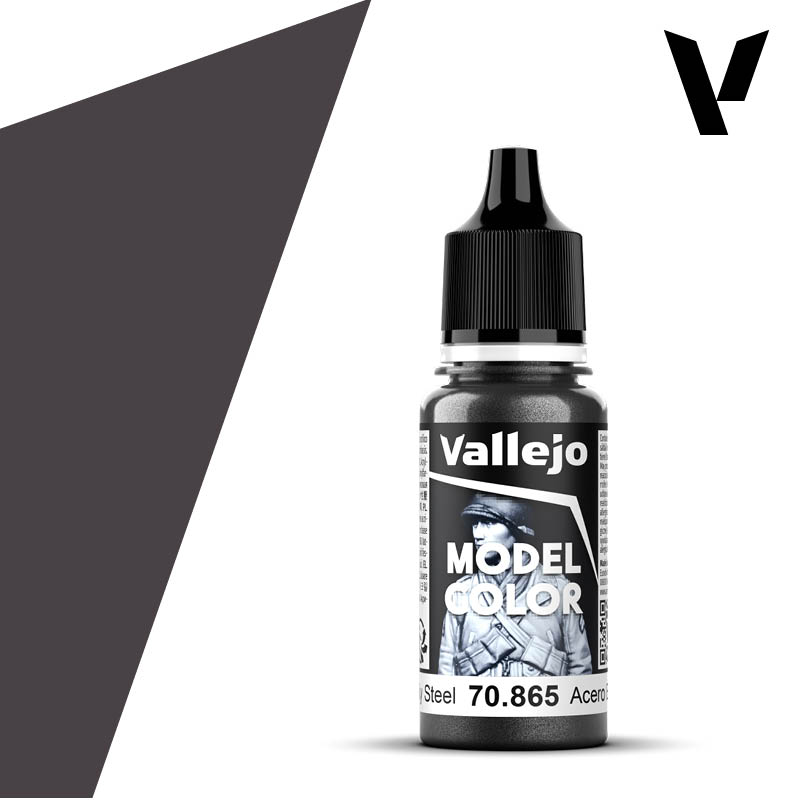 Vallejo: Model Color 196 - Oily Steel (18ml)