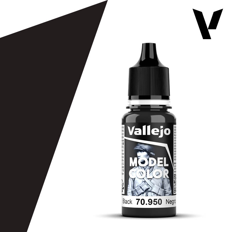 Vallejo: Model Color Matt Black (18ml)