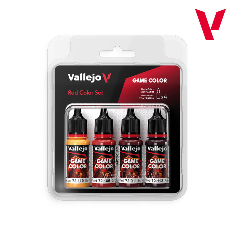 Vallejo: Game Color Set Red 4x (18ml)