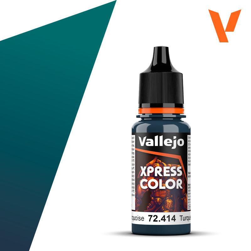 Vallejo: Xpress Color 414 - Caribbean Turquoise (18ml)