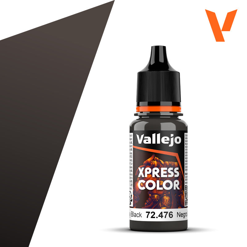 Vallejo: Xpress Color 476 - Greasy Black (18ml)