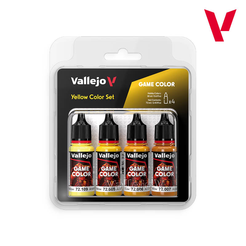 Vallejo: Game Color Set Yellow 4x (18ml)
