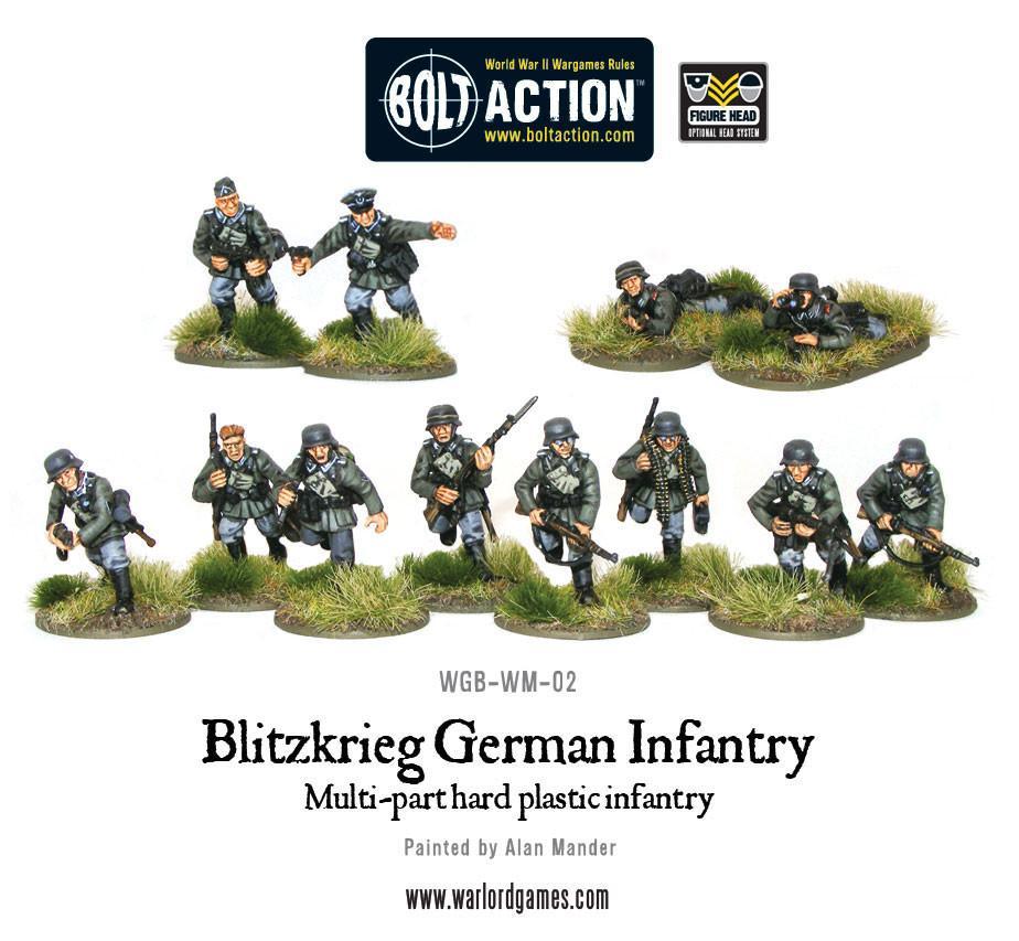 Bolt Action: Blitzkrieg German Infantry (Plastic Boxed Set) - product image 3