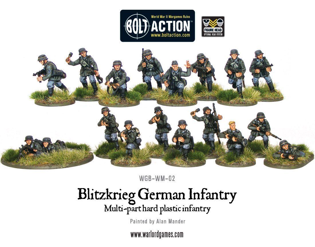 Bolt Action: Blitzkrieg German Infantry (Plastic Boxed Set) - product image 2