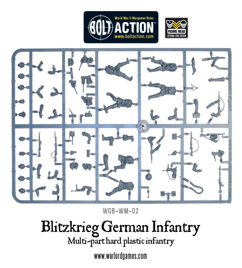 Bolt Action: Blitzkrieg German Infantry (Plastic Boxed Set) - product image 6